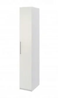 Шкаф-пенал Отис МН-039-07 П1 с фасадом ЛДСП (белый)