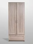 Шкаф Сириус, 2 двери и 1 ящик, 78х50х190 см, дуб сонома | изображение 6