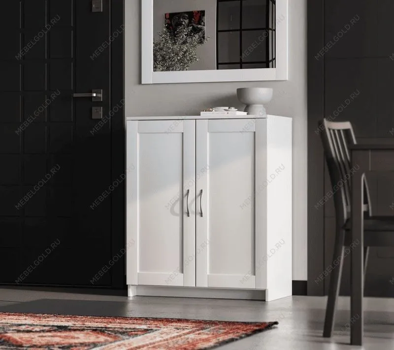 БРИМНЭС / СИРИУС тумба ИКЕА / IKEA 2 двери 78х95 белая | изображение 4