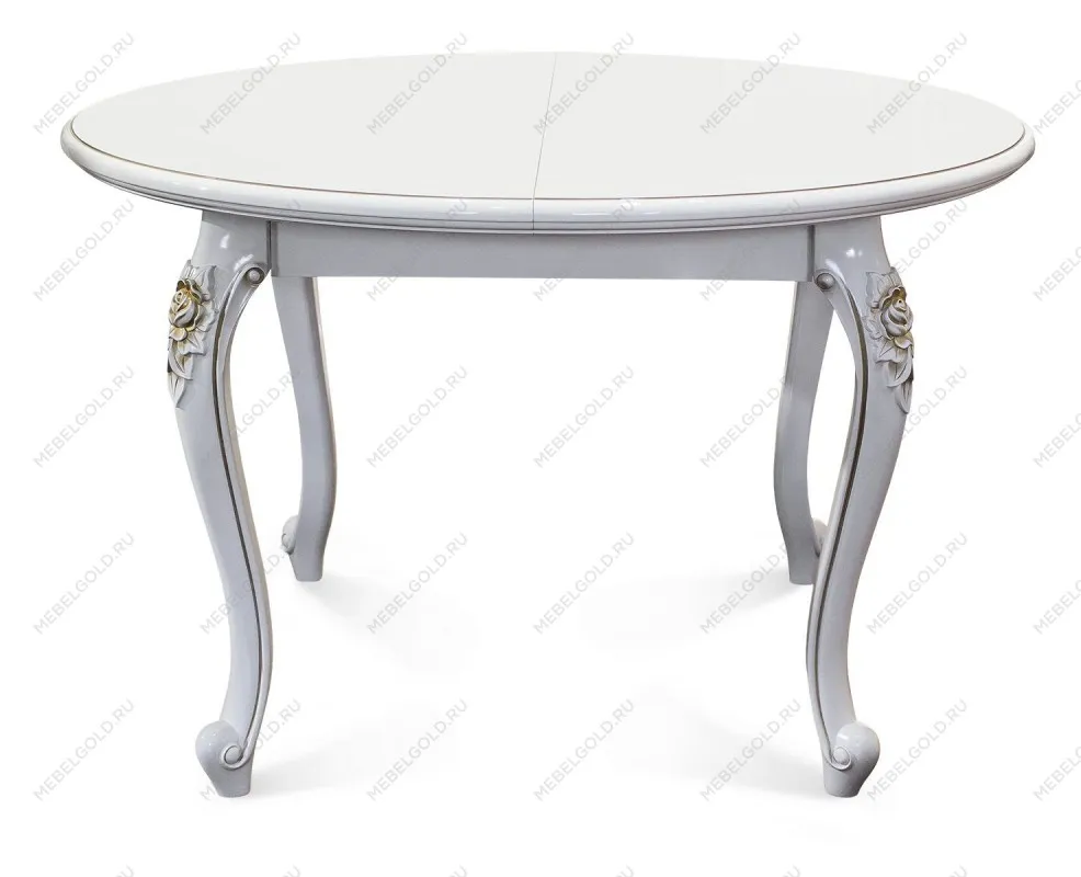 Стол Натали круглый белый глянец - Выставка Балашиха | изображение 2