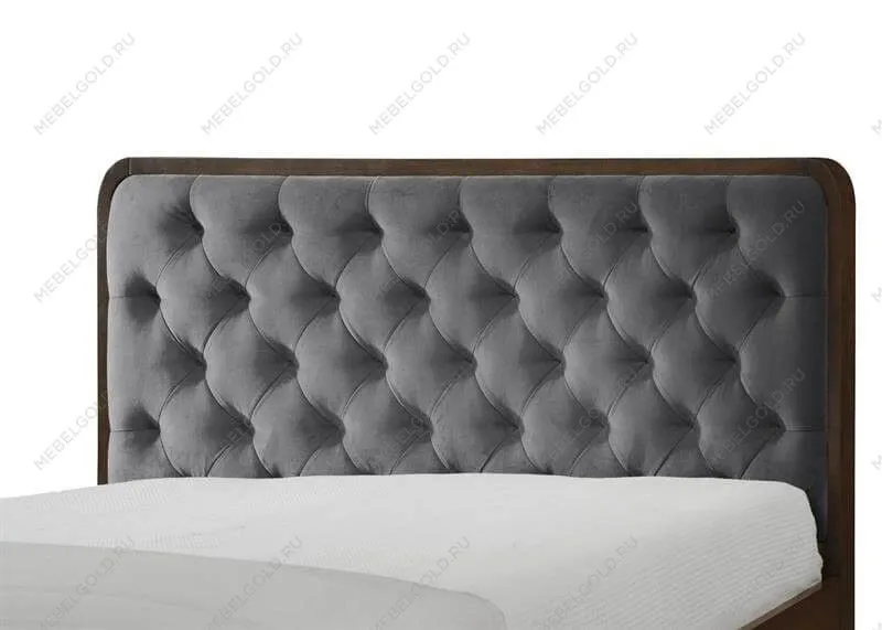 Кровать Halmar CASSIDY (серый/орех) 160/200 | изображение 2