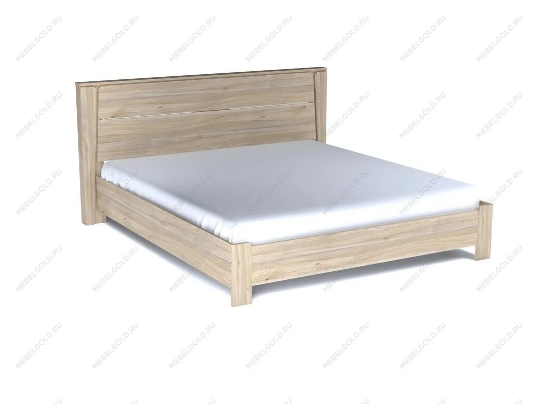 Кровать (каркас) 1800, Юта (2022*2130*1004) Дуб Мария, 12209