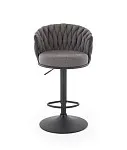 Стул барный Halmar H125 (серый/черный) | изображение 4