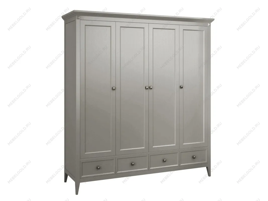 Шкаф четырехстворчатый Manhattan (Серый) | изображение 1