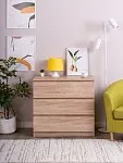 Комод Мальта, 3 ящика, с доводчиками, 80х48х76 см, дуб сонома | изображение 1