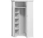 Шкаф угловой Кентаки SZFN2D белый | изображение 1