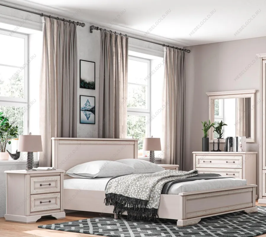 Кровать Стилиус LOZ160х200 (Лиственница сибирская) | изображение 1