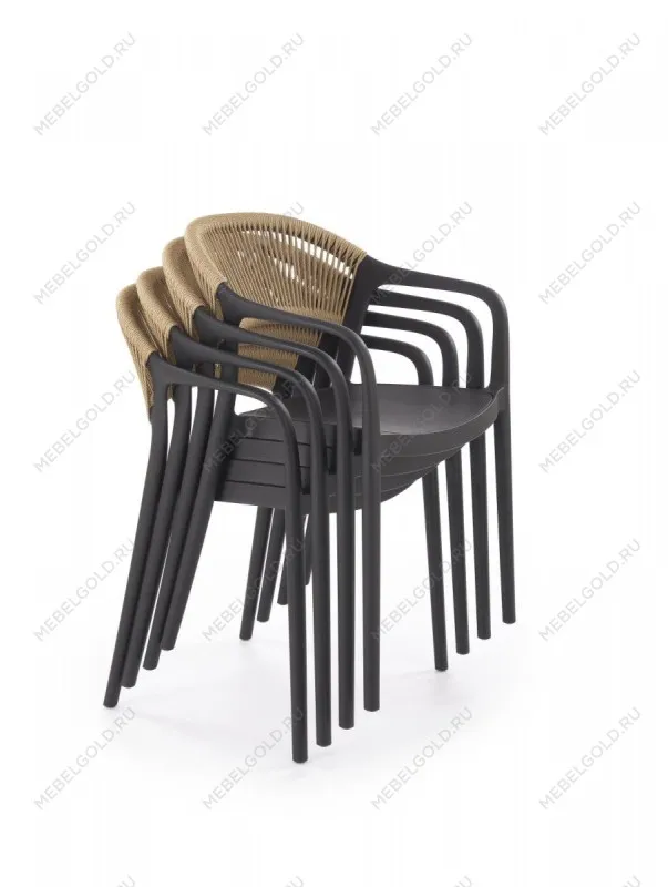 Стул Halmar K582 (черный/натуральный) | изображение 1