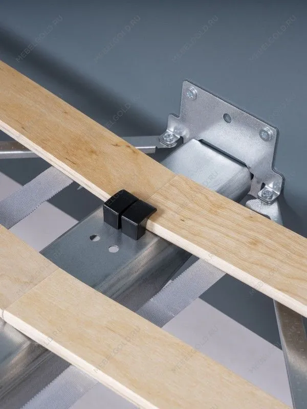 Кровать двуспальная Сага, 160х200 см, темно-бирюзовая | изображение 4