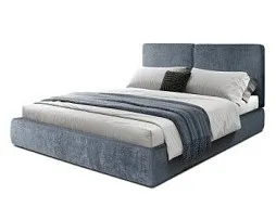 Кровать Natura 1.6 м, с подъемным механизмом Шенилл (Monblan) 539, НТКР-1[3]