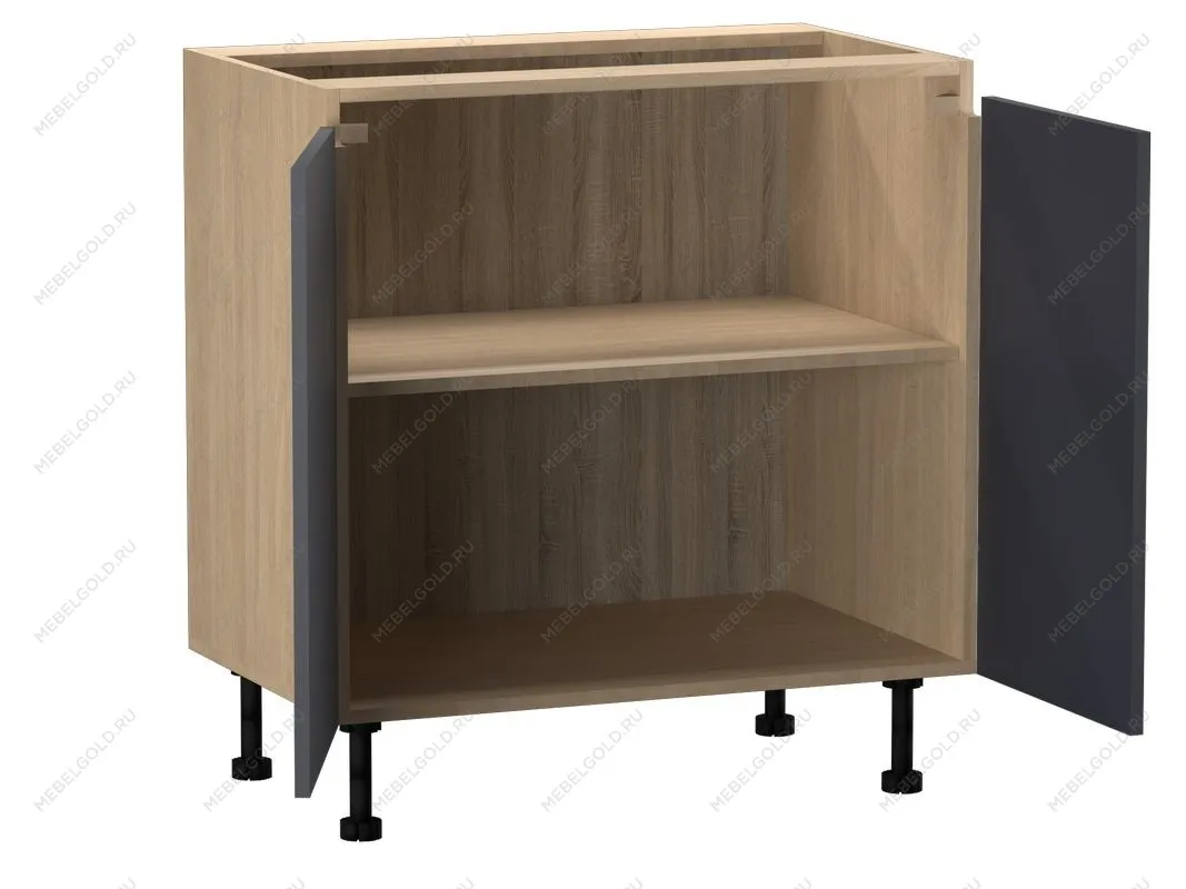 Стол С-80, Женева (800*520*870) Дуб Палермо/Синий матовый, 22506 | изображение 1