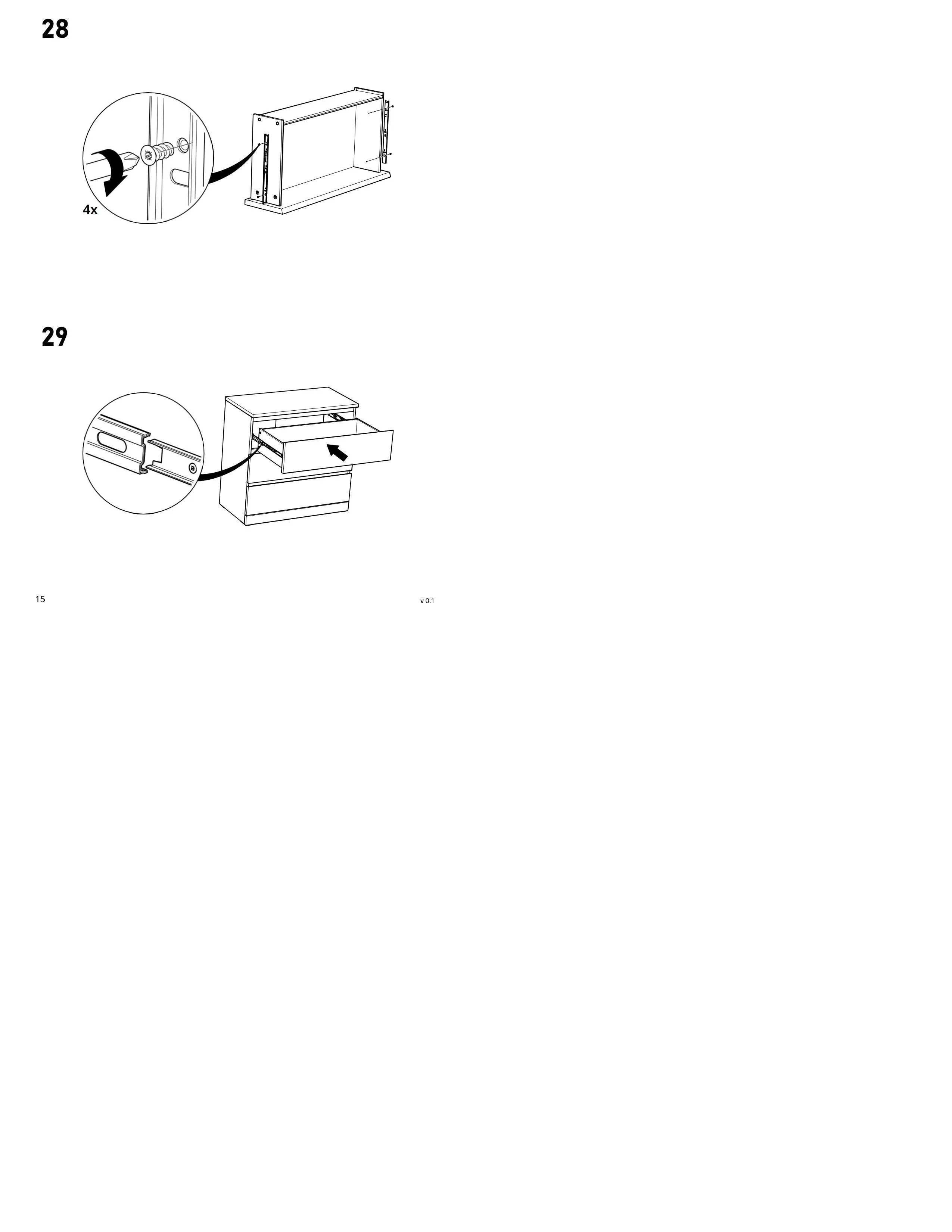 Комод Варма, 3 ящика, 80х78х40 см, эмаль белая | изображение 20