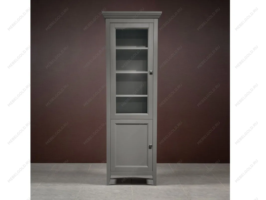 Библиотека 1 дверная левая Manhattan (Серый) | изображение 2