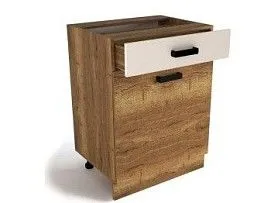 Стол с ящиком СЯД-60, Адель (600*470*820) Дуб галифакс Табак, 20117