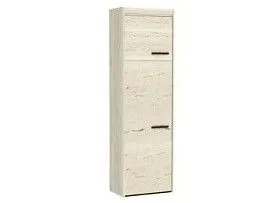 Шкаф М-2, 1-но дверный, Мале (600*384*2000) Дуб галифакс белый, 31206