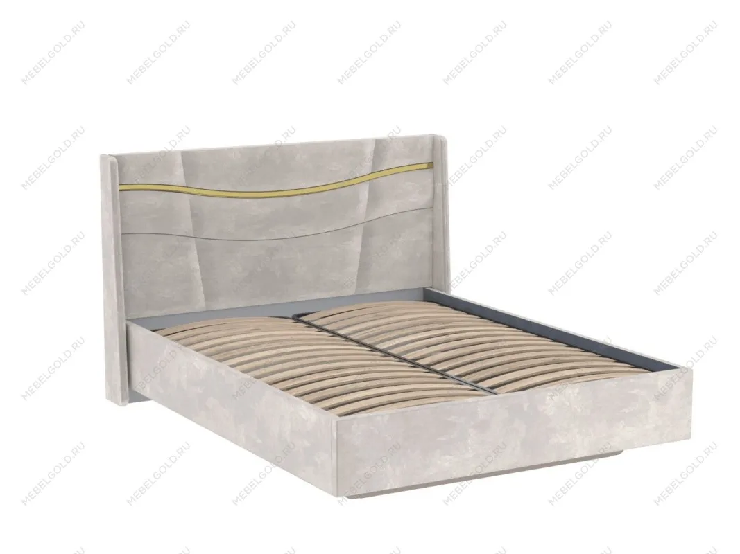 Кровать 1600 с ортопедическим основанием, Палермо (1778*2144*1175) Nebby 304