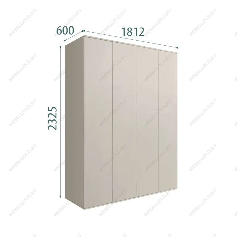 Шкаф 4-х дверный Bogemia Air (Шелк) БМШ2/4(0)