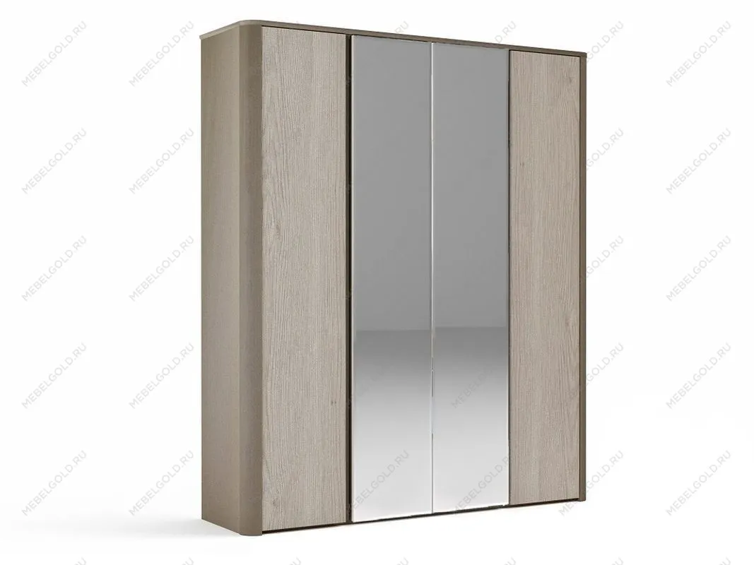 Шкаф 4-х дверный, Лацио (1954*530*2300) Серый камень, 11008