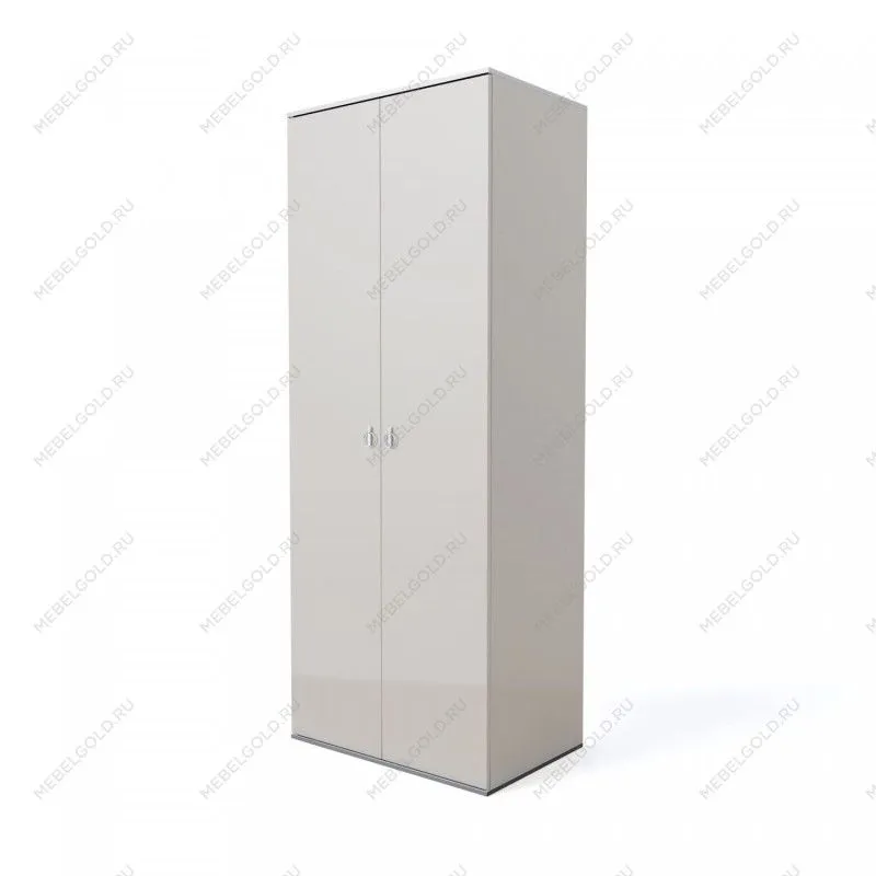 Шкаф 2-х дверный Римини (Слоновая кость/Серебро) РМШ2/2