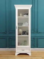 Шкаф-витрина Кентаки REG1W1S белый