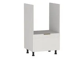 Стол под духовой шкаф 960 СД-60, Берта (600*571*1060) Экокожа Белый, 25302