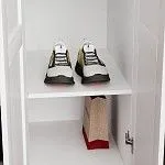 Полка ПЕГАС для шкафа, ДСП, цвет белый | изображение 3