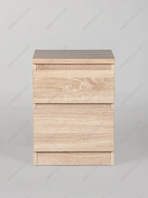 Тумба прикроватная КАСТОР, 2 ящика, 40х37х49 см, дуб сонома | изображение 8