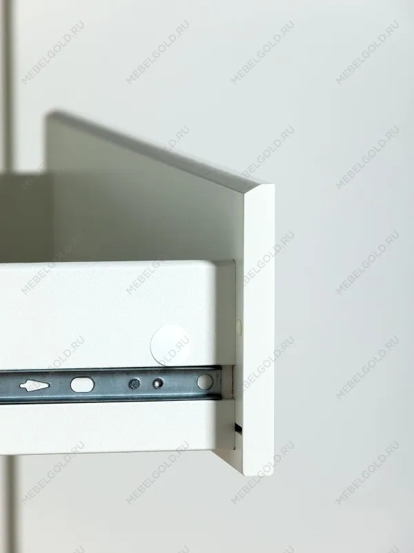 Комод Кастор, 5 ящиков, 65х40х112 см, белый | изображение 6