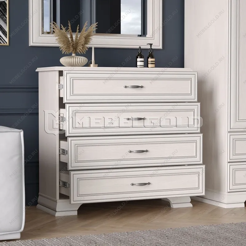 Комод Тиффани 4S вудлайн кремовый | изображение 3