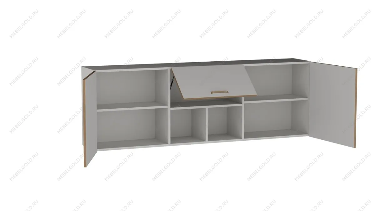 Шкаф ШГ-180, Смарт (1800*316*600) Серый, 22617 | изображение 1