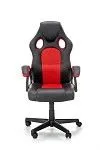 Кресло компьютерное Halmar BERKEL (черный/красный) | изображение 2