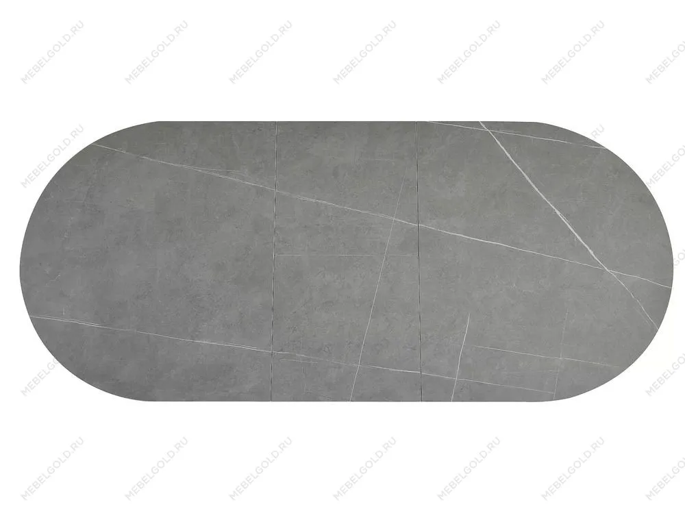 Стол обеденный Signal GASTON Ceramic 140 (серый/черный) | изображение 2