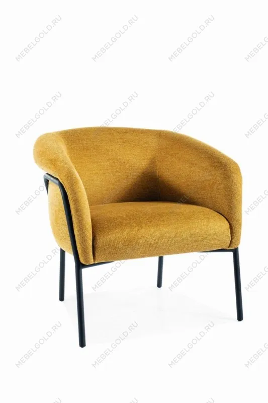 Кресло SIGNAL CLOVER Brego 68 (карри/черный)