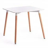 Стол JOHN (mod. T1003) White (Белый) / Natural (натуральный)