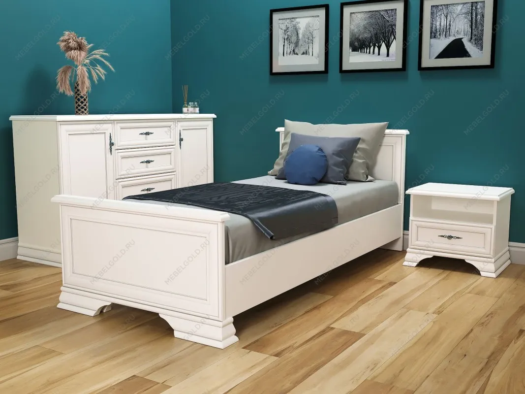 Кровать Кентаки LOZ/90x200 белый | изображение 1