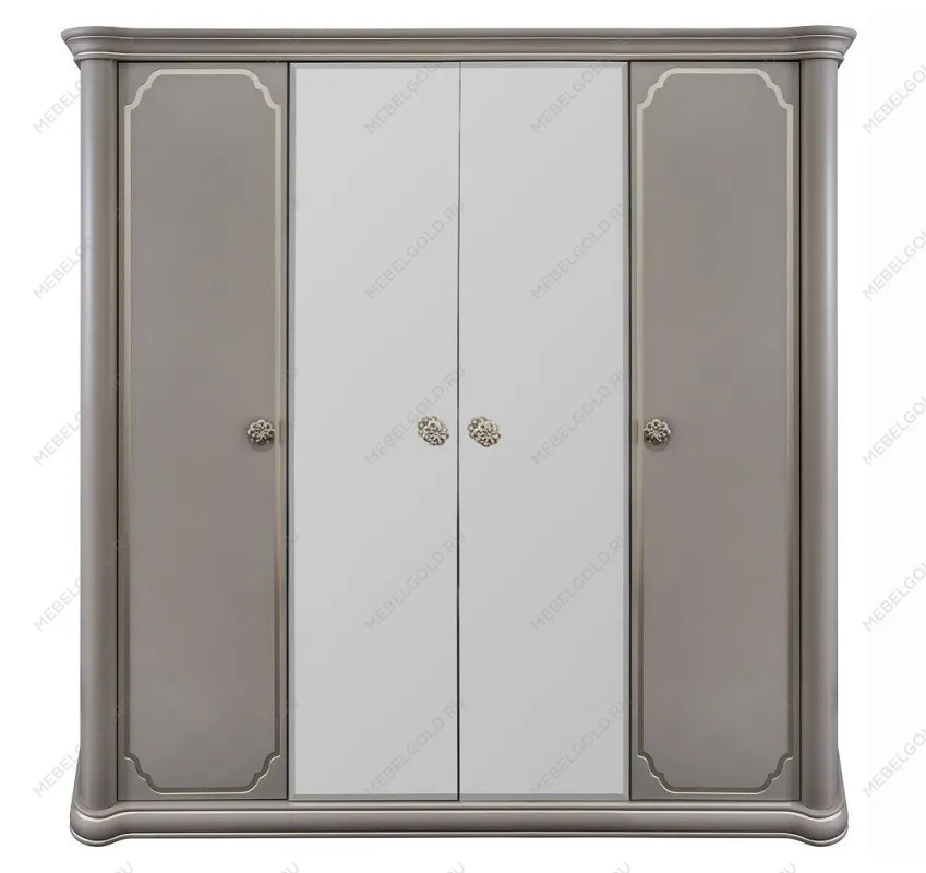 Шкаф Лали 4-дверный серый камень | изображение 1