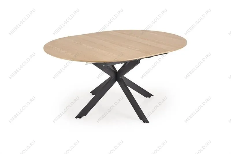 Стол обеденный Halmar ACORD раскладной (натуральный/черный) | изображение 9