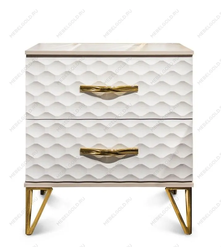 Тумба Лара белый глянец