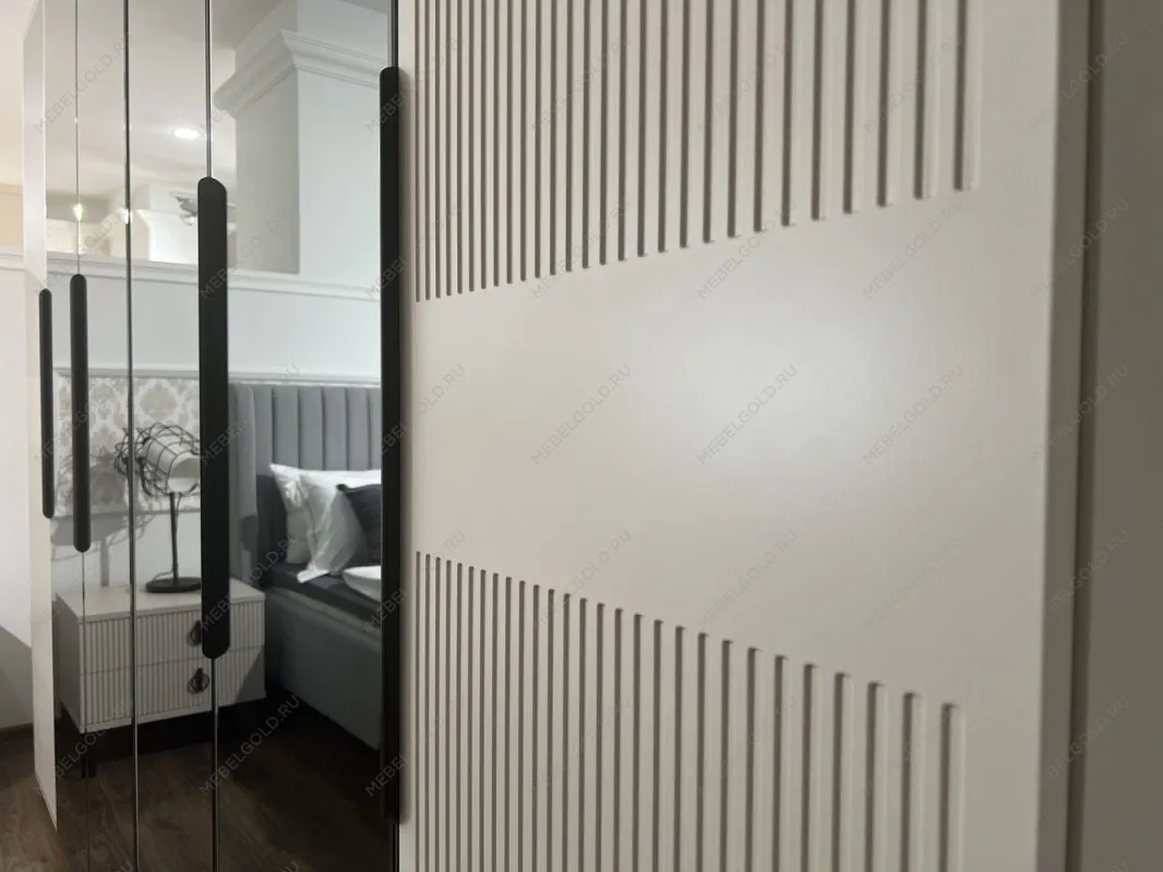 Спальня Стелла 6-дверная светло серый камень | изображение 15