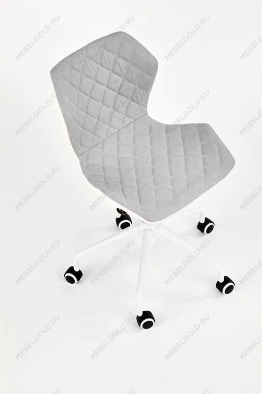 Кресло компьютерное Halmar MATRIX 3 (серо-белый) | изображение 3