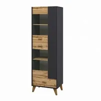 Шкаф комбинированный Сканди МН-036-10 Графит