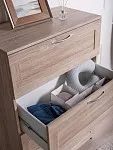Комод Сириус, 4 ящика, 78х41х123 см, дуб сонома | изображение 3