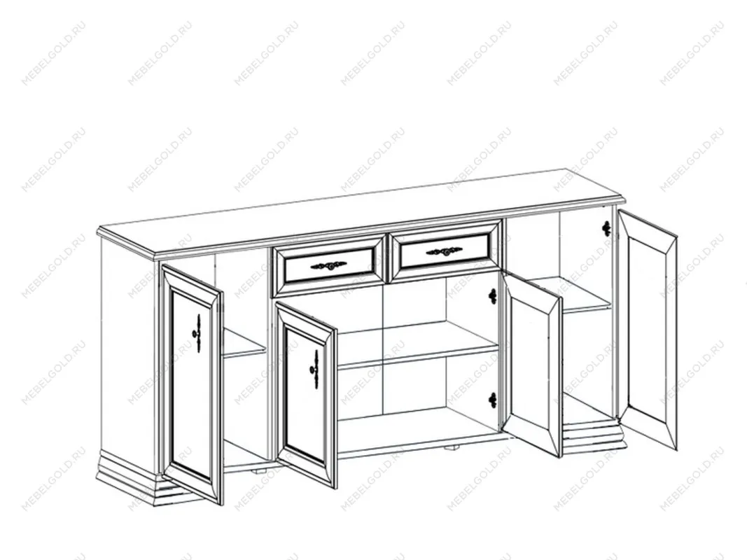 Балашиха - Тумба Кентаки KOM4D2S белый | изображение 1