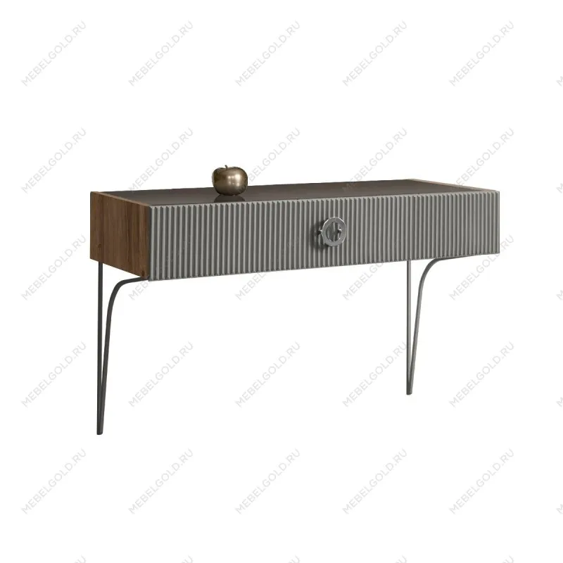 Стол туалетный Bogemia Woodline Fi (Серый) (Lakobel/Хром) БМСТ-1