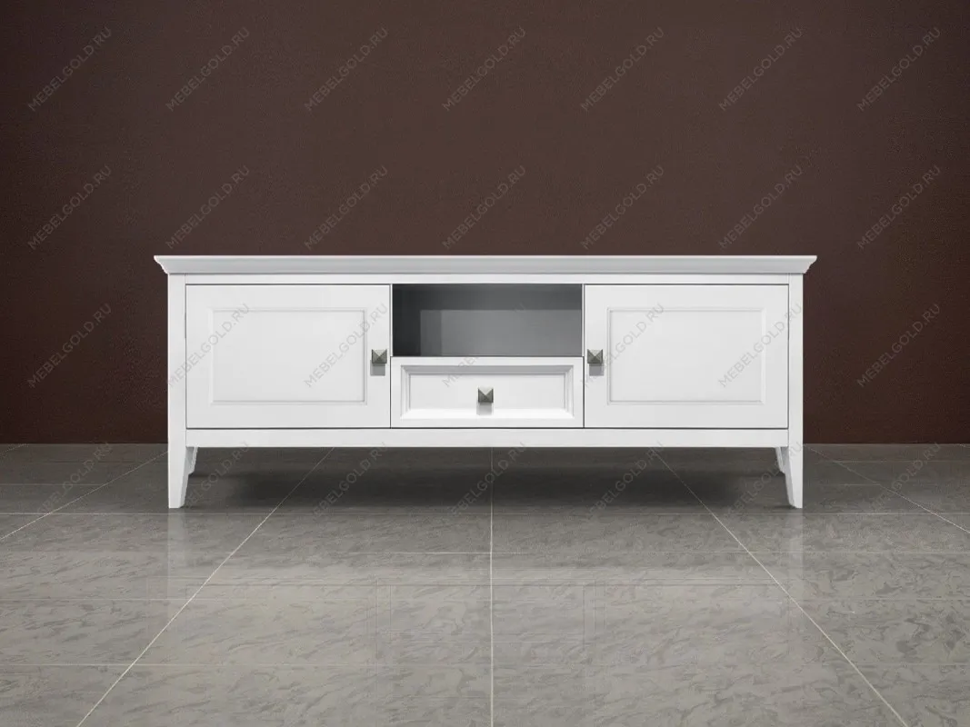 Тумба ТВ малая 1 ящик 2 дверцы Manhattan (Белый) | изображение 1