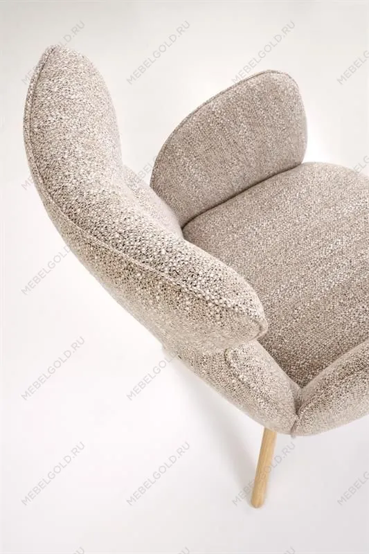 Стул кухонный Halmar K585 поворотный (темно-бежевый/дуб натуральный) | изображение 8