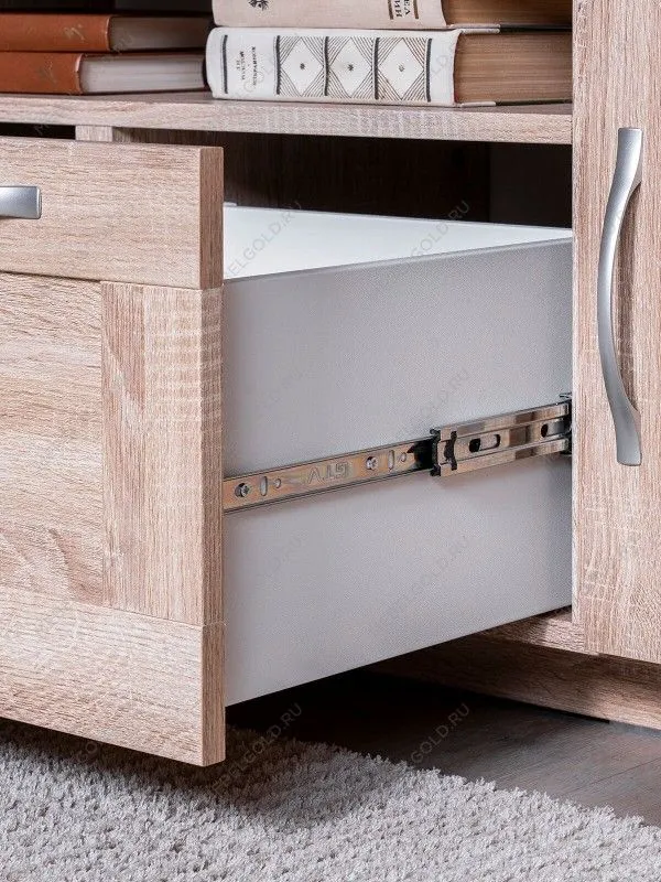 Тумба для ТВ Сириус, 2 двери и 2 ящика, 156х41х47 см, дуб сонома | изображение 5