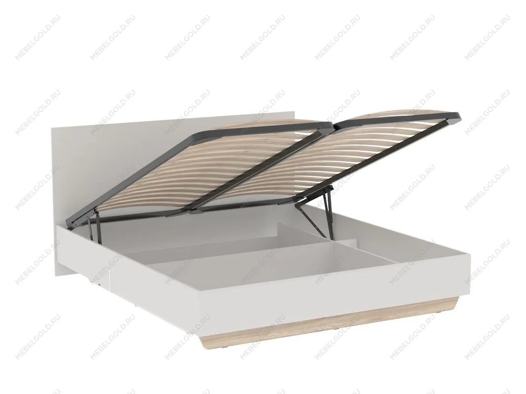 Кровать 1800 с подъемным механизмом, Аврора (1866*2063*1004) Дуб Мария/Кашемир