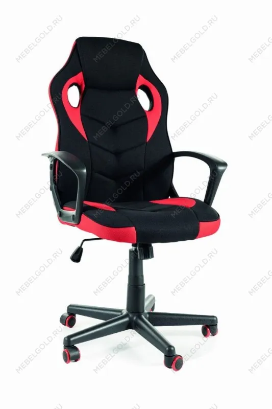 Кресло компьютерное Signal DAKAR (черный/красный)