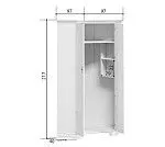 Шкаф угловой Кентаки SZFN2D белый - Выставка м. Марьина роща | изображение 2